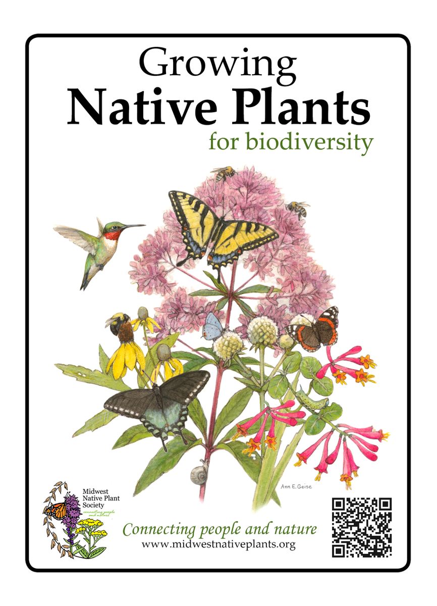 Garden Sign Growing Native Plants for Biodiversity